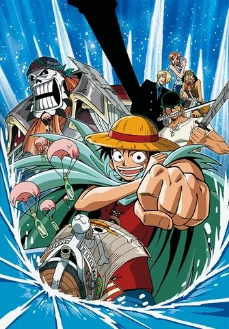 Anime: One Piece: Luffy Rakka! Hikyou - Umi no Heso no Daibouken