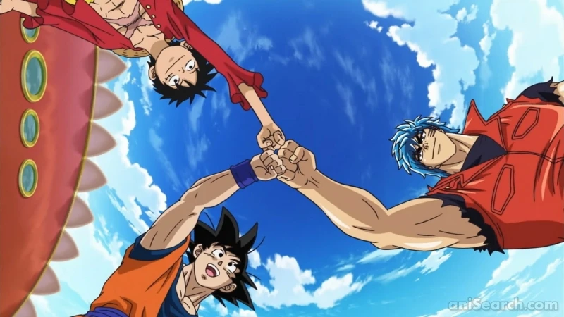 Dream 9 Toriko One Piece Dragon Ball Z Chou Collaboration Special Anime Anisearch Com