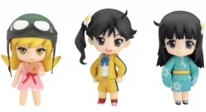 Bakemonogatari - Figuren: Shinobu Oshino, Karen Araragi, Tsukihi Araragi