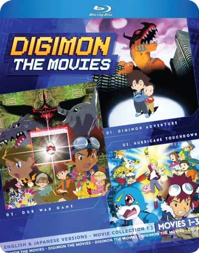 Digimon: The Movies 1-3 (Uncut) [Blu-ray]