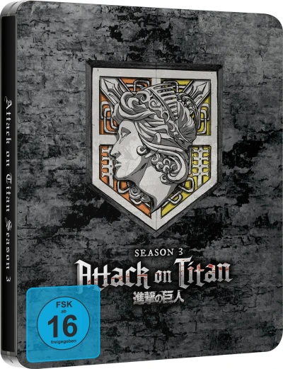 Attack on Titan: Staffel 3 - Gesamtausgabe: Steelbook [Blu-ray]