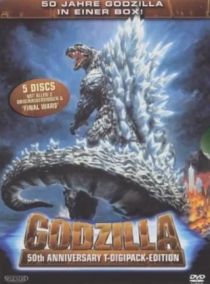 Godzilla: 50th Anniversary T-Digi-Pak Edition - Limited Edition (5 Filme)