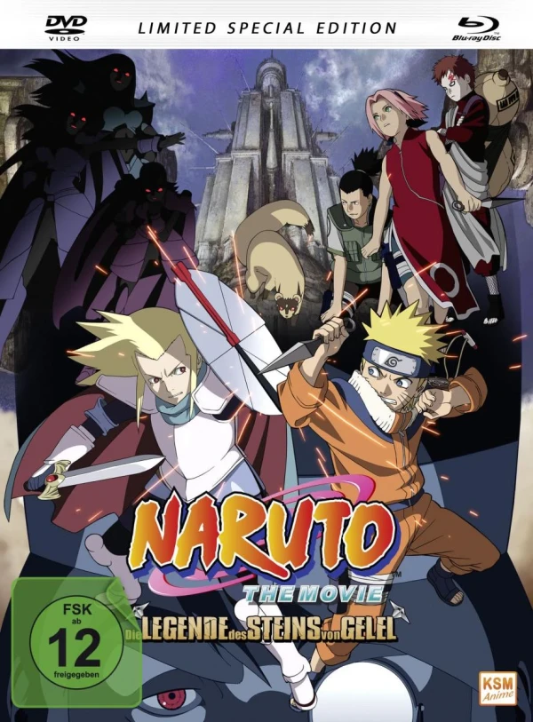 Naruto - Movie 2: Die Legende des Steins von Gelel - Limited Mediabook Edition [Blu-ray+DVD]