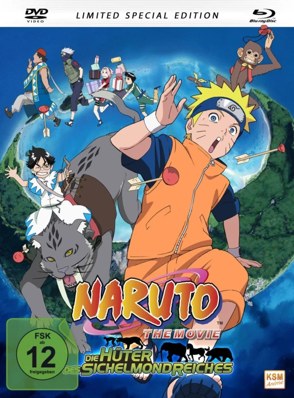 Naruto - Movie 3: Die Hüter des Sichelmondreiches - Limited Mediabook Edition [Blu-ray+DVD]