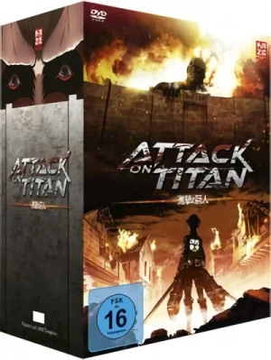Attack on Titan: Staffel 1 - Vol. 1/4: Limited Edition + Sammelschuber