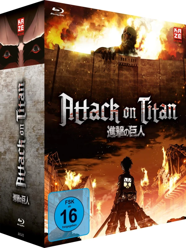 Attack on Titan: Staffel 1 - Vol. 1/4: Limited Edition [Blu-ray] + Sammelschuber