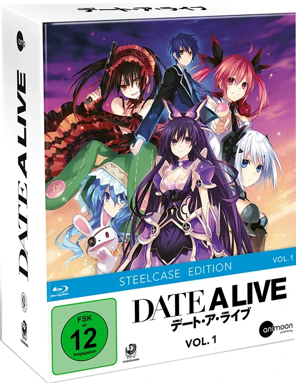 Date a Live - Vol. 1/3: Limited Steelcase Edition [Blu-ray] + Sammelschuber