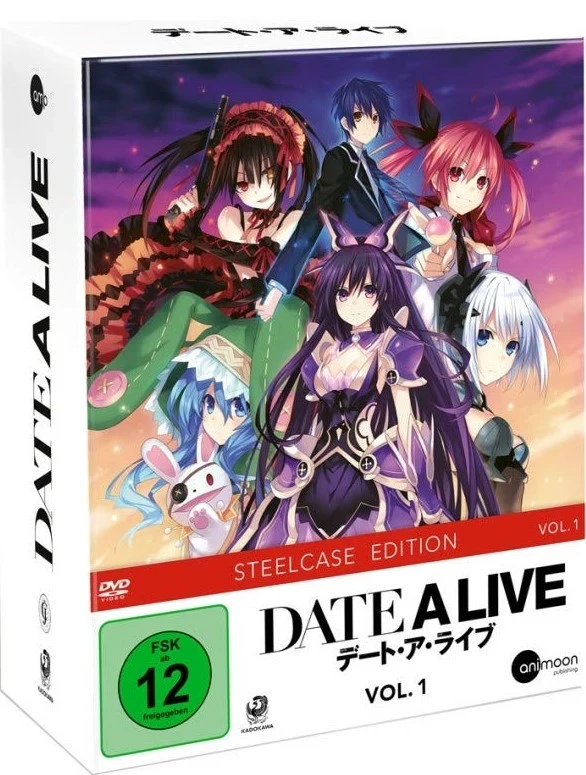 Date a Live - Vol. 1/3: Limited Steelcase Edition + Sammelschuber