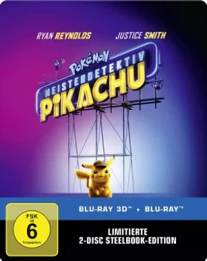 Pokémon Meisterdetektiv Pikachu - Limited Steelbook Edition [Blu-ray 3D]