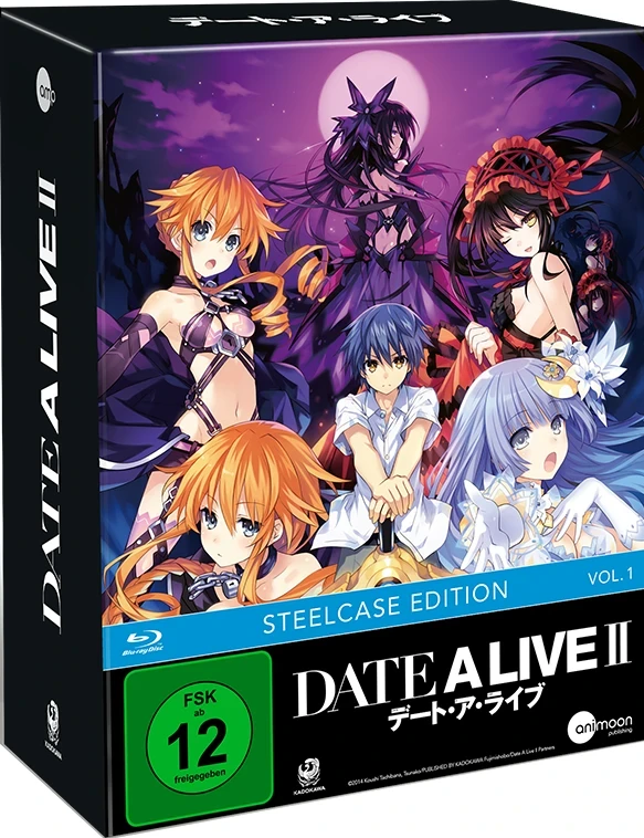 Date a Live II - Vol. 1/3: Limited Steelcase Edition [Blu-ray] + Sammelschuber