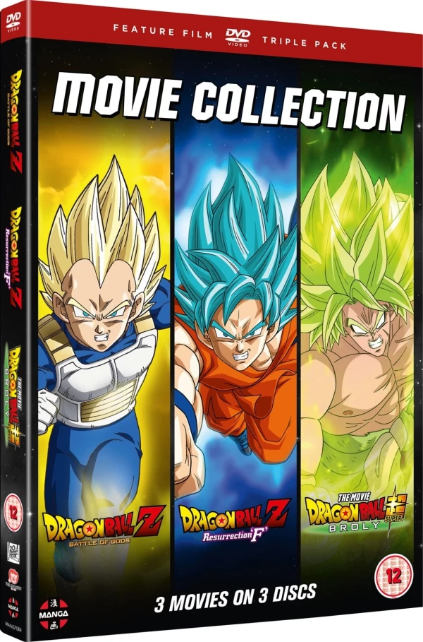 Dragon Ball: Movie Collection - Battle of Gods + Resurrection F + Broly