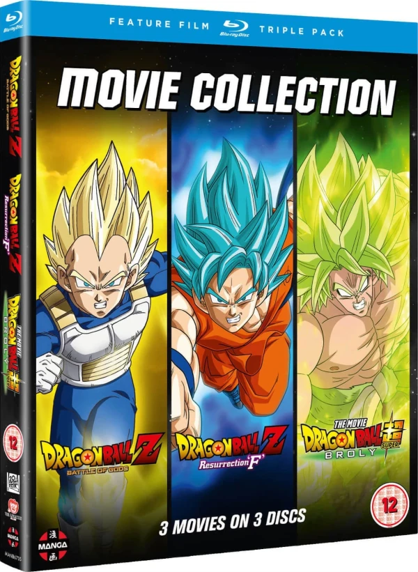 Dragon Ball: Movie Collection - Battle of Gods + Resurrection F + Broly [Blu-ray]