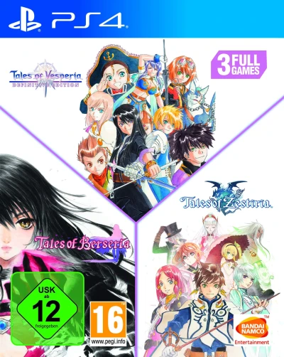 Tales of Vesperia + Tales of Berseria + Tales of Zestiria [PS4]