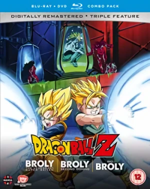 Dragon Ball Z - Movie 08+10+11: Broly, the Legendary Super Saiyan + Broly: Second Coming + Bio-Broly [Blu-ray+DVD]