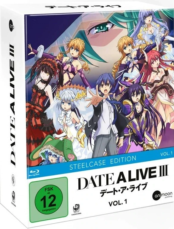 Date a Live III - Vol. 1/3: Limited Steelcase Edition [Blu-ray] + Sammelschuber