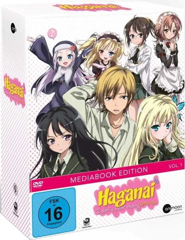 Haganai: I Don’t Have Many Friends - Vol. 1/3: Limited Mediabook Edition + Sammelschuber