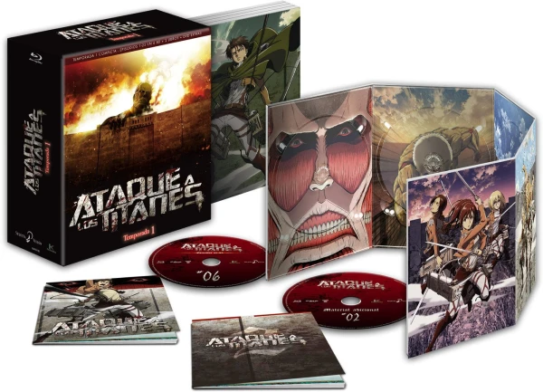 Ataque A Los Titanes: Temporada 1 - Edición Coleccionistas [Blu-ray]