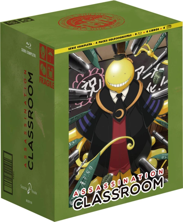 Assassination Classroom: Temporada 1 + 2 - Serie Completa: Edición Coleccionista [Blu-ray] + OST