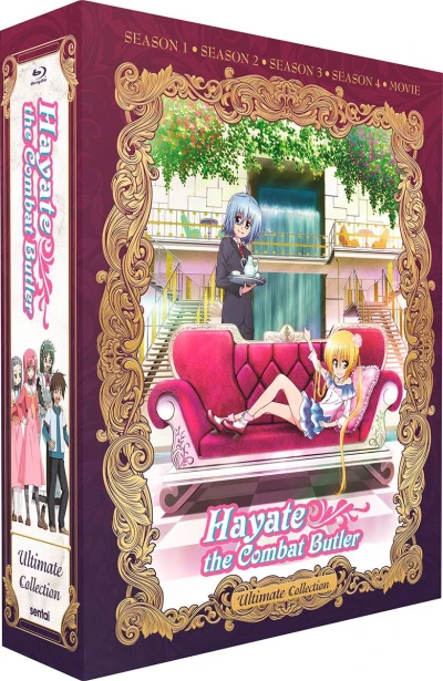 Hayate the Combat Butler: Season 1-4 - Complete Series + Movie (OwS) [Blu-ray]