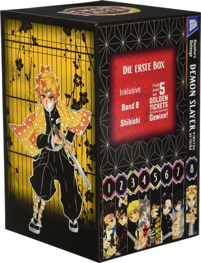 Demon Slayer: Kimetsu no Yaiba - Bd. 08 + Sammelschuber